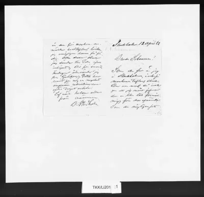 TKK/Li201, Lindholm, Berndt, 12.4.1882