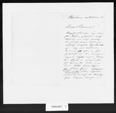 TKK/Li207, Lindholm, Berndt, 4.10.1883