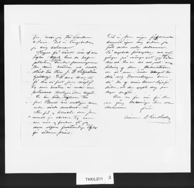 TKK/Li211, Lindholm, Berndt, 21.5.1884