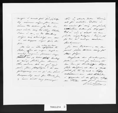 TKK/Li214, Lindholm, Berndt, 4.10.1884
