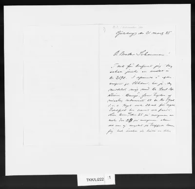 TKK/Li222, Lindholm, Berndt, 31.3.1885