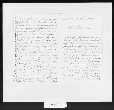 TKK/Li227, Lindholm, Berndt, 14.12.1885