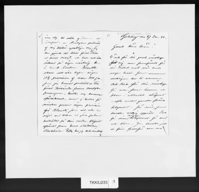 TKK/Li233, Lindholm, Berndt, 27.12.1886