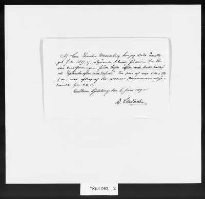 TKK/Li263, Lindholm, Berndt, 6.6.1895