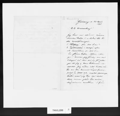 TKK/Li266, Lindholm, Berndt, 22.4.1898