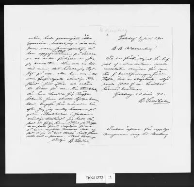 TKK/Li272, Lindholm, Berndt, 02.06.1901
