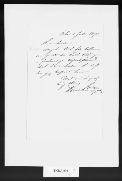 TKK/Li91, Lindeqvist, Carl, 5.7.1871