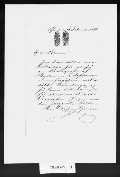 TKK/Li95, Lindfors, Julius af, 4.2.1878