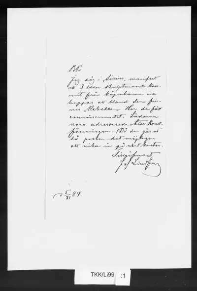 TKK/Li99, Lindfors, Julius af, 5.11.1884