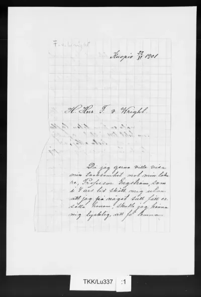 TKK/Lu337, Lundgrén, Nanny, 22.04.1901