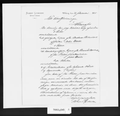 TKK/Ly345, Lydecken, Robert, 26.2.1885