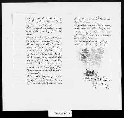 TKK/Ma19, Malmström, Johan August, 19.4.1892 (lyijykynämerkintä)