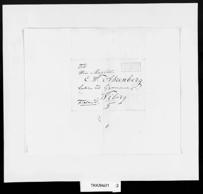 TKK/Ma31, Mazér, Carl Petter, 1.4.1842 (postileima)