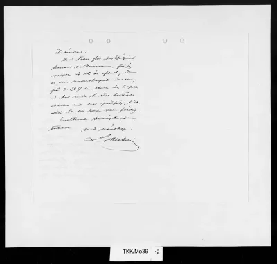 TKK/Me39, Mechelin, Leo, 17.6.1898