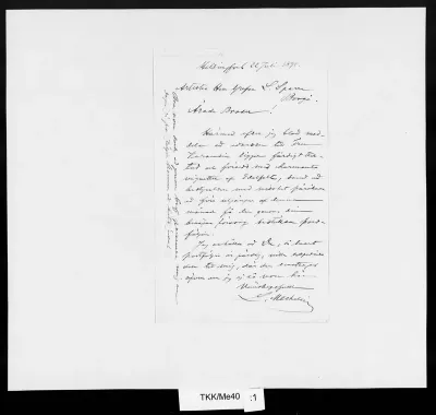 TKK/Me40, Mechelin, Leo, 22.6.1898