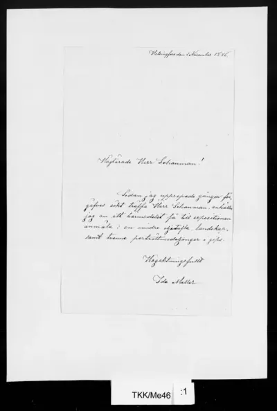 TKK/Me46, Meller, Ida, 2.11.1886