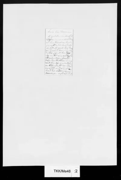 TKK/Me48, Meller, Ida, 9.6.1891, käyntikortti
