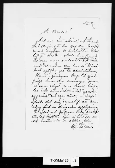 TKK/Mu125, Munsterhjelm, Hjalmar, 22.12.1889