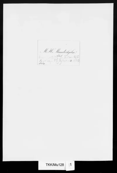 TKK/Mu128, Munsterhjelm, Hjalmar, s.d.