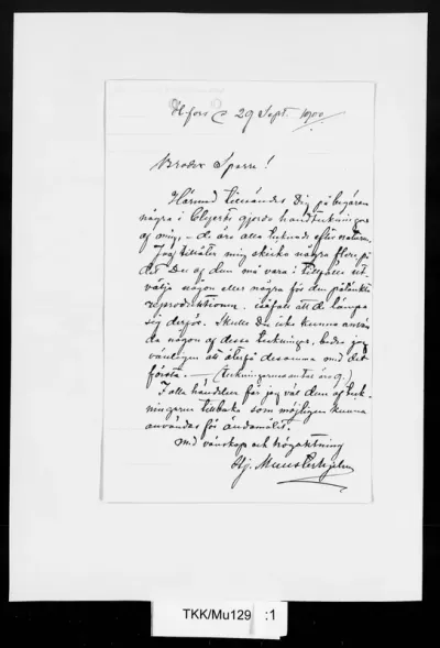 TKK/Mu129, Munsterhjelm, Hjalmar, 29.09.1900
