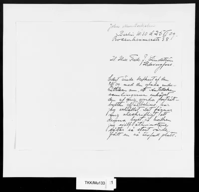 TKK/Mu133, Munsterhjelm, John, 25.11.1909