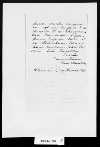 TKK/Mu187, Muukka, Elias, 25.7.1880