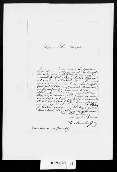 TKK/Mu90, Munsterhjelm, Hjalmar, 22.6.1867