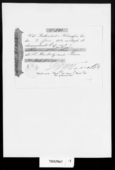 TKK/Ne1, Neiglick, Alexander Johan, 7.6.1872
