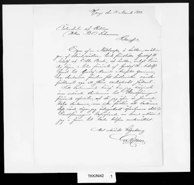 TKK/Ni42, Nlisson, G., 18.11.1882
