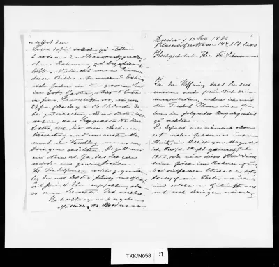 TKK/No58, Nordmann, Matilda von (Nordmann, Mathilde von), 12.7.1876