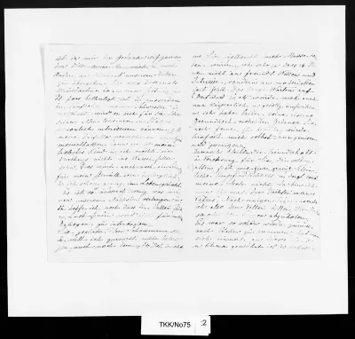 TKK/No75, Nordmann, Matilda von, 1.10.1885