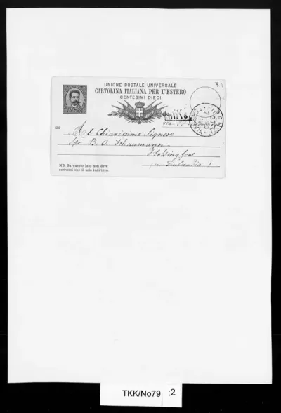 TKK/No79, von Nordmann, Matilda & Maria, 27.7.1886