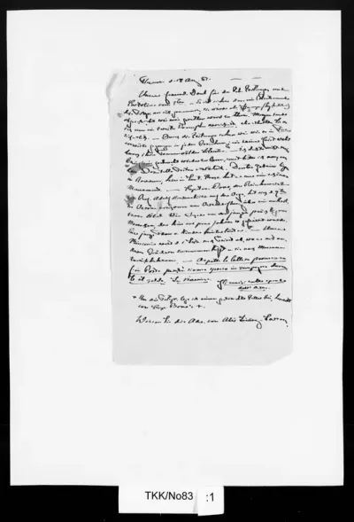 TKK/No83, Nordmann, Matilda von, 17.8.1887