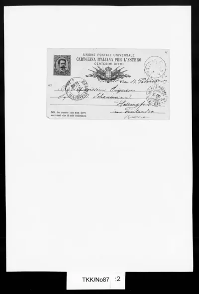 TKK/No87, von Nordmann, Matilda & Maria, 22.11.1888