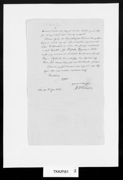 TKK/Pi51, Pinello, Nils Henrik, 22.7.1864