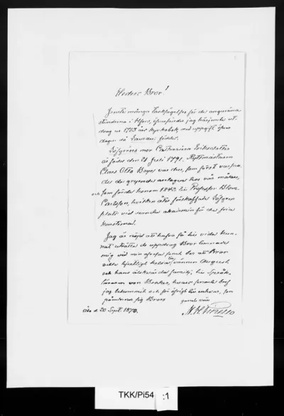 TKK/Pi54, Pinello, Nils Henrik, 20.9.1872