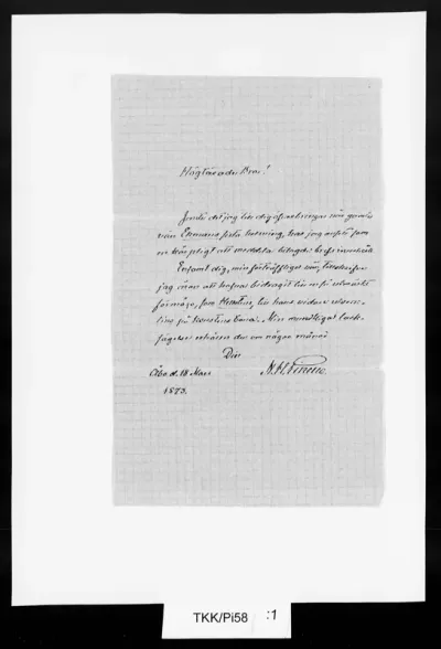 TKK/Pi58, Pinello, Nils Henrik, 18.3.1873