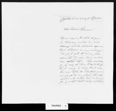 TKK/Ri52, Ribbing, Sofie, [14.5.1888]