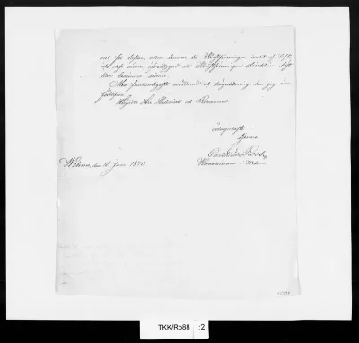 TKK/Ro88, Roos, Carl Didr., 16.6.1870