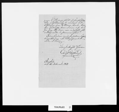 TKK/Ro93, Rotkirch, [Berndt Adolf?], 25.2.1865