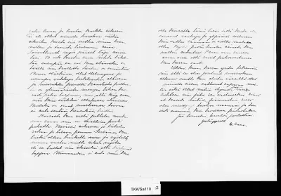 TKK/Sa110, Salo, Wilho, 20.12.1898