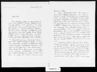TKK/Sa112, Salo, Wilho, 16.3.1899