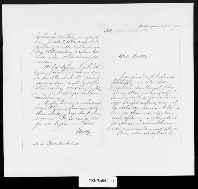 TKK/Sa64, Salo, Wilho, 5.5.1892