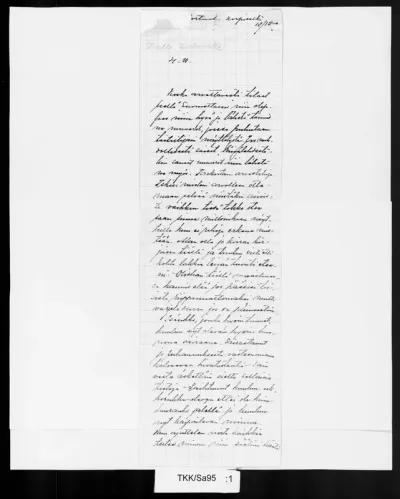 TKK/Sa95, Salo, Wilho, 12.12.1897?