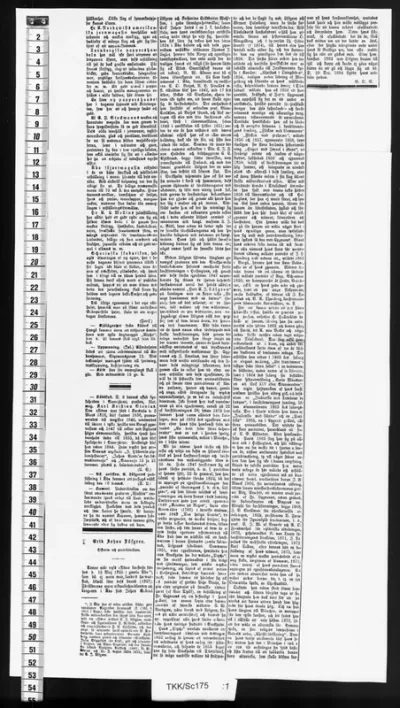 TKK/Sc175, Schauman, B. O. / Diverse: Lehtileike (Hbl 14.12.1884), B. O. Schaumanin muistokirjoitus E. J. Löfgrenistä