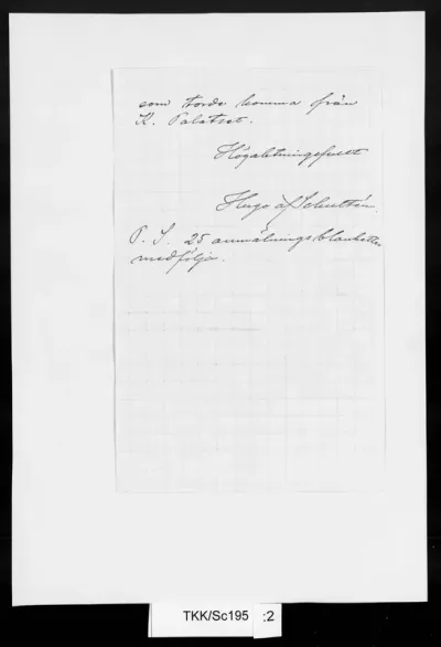 TKK/Sc195, Schultén, Hugo af, 15.12.1880