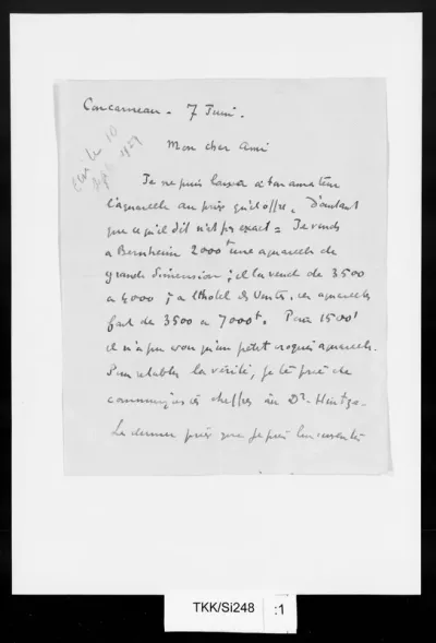 TKK/Si248, Signac, Paul, 7.6.[1927?]