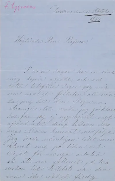TKK/Si263, Silfverberg, Ida, 13.10.1864