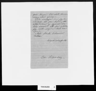 TKK/Si265, Silfverberg, Ida, 3.2.1865