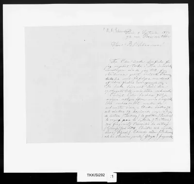 TKK/Si292, Silfverberg, Ida, 3.9.1877
